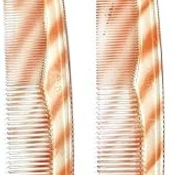 SaffronMist Brite Comb - Gold Seal (9 Inch * 1.5 Inch) - Thin Spikes (Pack Of 2) (L)-image-73