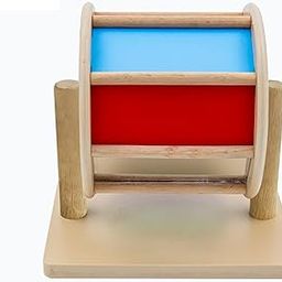 Tantrums Wooden Rainbow Wheel Toy for Infant to Build Hand Eye Concentration Motor Skills I Multicolor Rainbow Spinner-25