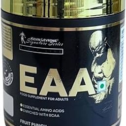 Kevin Levrone EAA Fruit Punch Flavour, Essential Amino Acids with BCAA Food Supplement, 195g-image-91