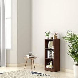 Amazon Brand - Solimo Anubia Engineered Wood Bookcase (Walnut , Set of 3 Shelves)-30