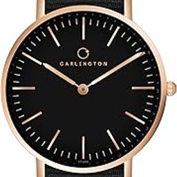 Iconic Analog Womens Watch 41mm case Diameter with Nylon Strap - CT 2045 Black-56