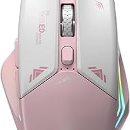 Portronics Vader Wired Gaming Mouse with 6 Buttons, Thumb Support, Adjustable DPI (6400 Max), RGB Light Effects, Ergonomic Design, 1.5 m Long USB Cable for Laptop & PC (Pink)-23