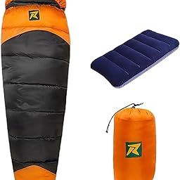 Rocksport Camplite +10°C to +20°C Mummy Shape Sleeping Bag for Camping, Hiking, Indoor & Outdoor, Warm Sleep Bag l Free Air Pillow & Adventure Pass-image-31