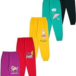 KYDA KIDS Unisex Child Loose Mid Rise® 100% Cotton Printed Track Pant - Cuffed Angle and Pants (Pack of 5)-image-31