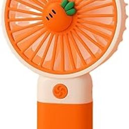 APPSTER® Portable Mini Fan, USB Rechargeable, Battery Operated, Personal Handheld High-Speed Cooling Fan for Travel, Office, Outdoor (Orange)-image-87