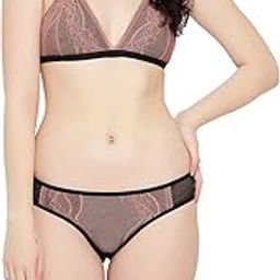 clovia Women Lace Bikini Lingerie Set-picture-3