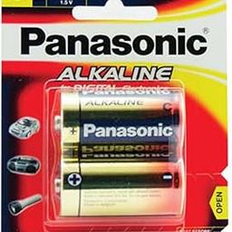 Panasonic Alkaline C Battery, Pack of 2-12
