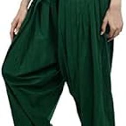 Woman's Plain Cotton SEMI Patiala Salwar Free Size || Patiala || Patiala Pants || Cotton Patiala || Free Size-image-56