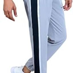Lycra Polyster Track Pant for Men,Regular Fit Sport Lower for Mens & Boys,Multipurpose Use for Jogging, Running, Gym, Sports, Nightwear,1 Extra Sefety Chain Pocket for Mobile & Wallet-image-92