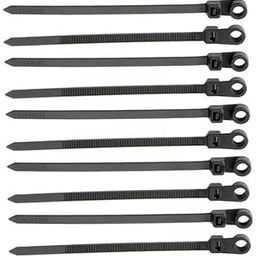 UJEAVETTE 4x10 Pieces Nylon Zips Cable Ties Sturdy Bundle Strap for Home Office Engineer 0.48cmx20cm-image-61