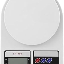 Multipurpose Digital Kitchen Weighing Scale 10Kg – Portable Electronic Weight Machine for Food, Fruits, Spices, Vegetables – White-19
