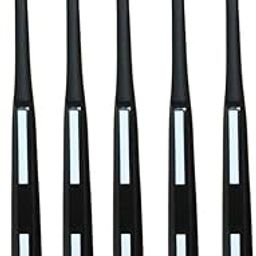 Caibomaoyi Adult Manual Toothbrush with Large Head and Hard bristles【3 Count (Pack of 1)】, Black-30