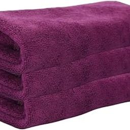 Habitude 3 Piece Microfiber Cloth Gym & Sports Towel for Men - 400 GSM, (40 x 60 CM) | Workout Suede Towels for Swim, Gym Thin Quick Drying Hand Towel for Face & Sweat - Wine-image-81