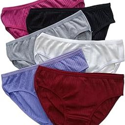 Primium Panty with Lining Surface Cotton Panty (Pack o6)-image-7