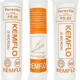 KEMFLOO Filter 10 Inch 5 Micron Pre Filter Cartridge for Water Purifier, White (Pack of 3)-image-34