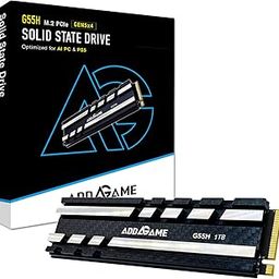 Addlink G55H 1TB PCIe Gen5 NVMe M.2 SSD with Heatsink - Up to 10,200 MB/s - Game Ready - Internal Solid State Drive - Compatible with PCs and PS5 (ad1TBG55HM2P)-image-29
