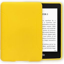 Case for All-New Kindle Paperwhite (11th Generation, 2021 Release) - Slim Fit TPU Gel Protective Cover Case for All-New Kindle Paperwhite E-Reader 6.8" (Yellow)-91
