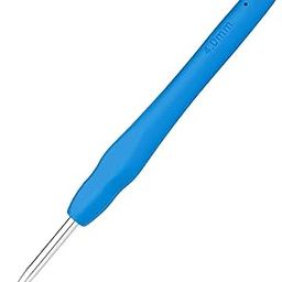Ergonomic Crochet Hook, 4.00mm, Handle, Stainless Steel No. 8 (Multicolor)-48