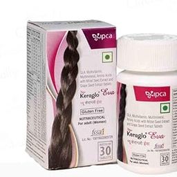 New Keraglo Eva Hair Growth Tablets For Women (30 Tabs) Pack 1-32