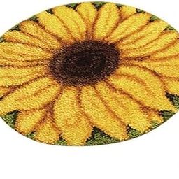 bnf® 2 Set Latch Hook Rug Kit DIY Sunflower Carpet Craft Decoration Rug Making | Latch Hooking Kits | Latch Hooking | Rug Making | Needlecrafts & Yarn-picture-16