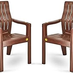 Back Support Chair (3 Years Warranty on Manufacturing defect) Weight Bearing Capacity 200 kg Plastic Outdoor Chair (Pack of 2)-18