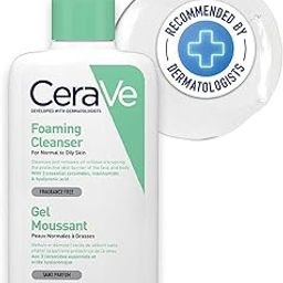 CeraVe Foaming Cleanser For Normal To Oily Skin (236ml) - Dermatologist-Developed Facewash | Non-Comedogenic And Fragrance-Free Cleansers For Acne-Prone Skin-8