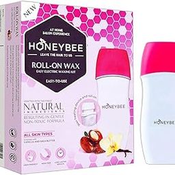 HoneyBee Liposoluble Wax Refill Roll-on Cartridge Wax for Full Body Waxing Hair Removal Roll-On Waxing Kit With Pre & Post Wax Wipes For Arms, Legs, Underarms (Pack of 1)-image-128