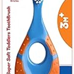 LuvLap Turtle Shaped Baby Manual Toothbrush&Toddler Toothbrush,Extra Soft With 10,000 Ultra Soft Floss Bristle For Baby Gum Care,Bpa Free,3M+,Multicolour (Assorted Colours,Colours May Vary),1 Count-14
