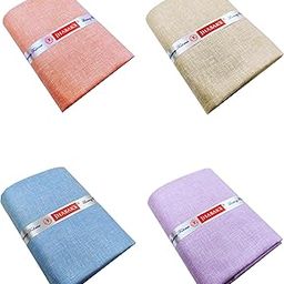 Premium Unstitched Shirt Fabric for Men - Cotton Linen Blend Material - Shirt & Kurta Piece Cloth (Pack of 4)-image-44