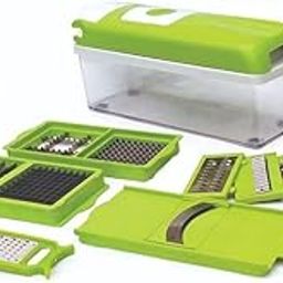 Theodore 12 in 1 Vegetable Multifunctional Chopper & Adjustable Slicer with Storage Container, Household Kitchen for Cutter, Grater, Peeler, Chipser, Chopper (New 2)-1