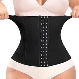 Waist Trainer Corset for Weight Loss Latex Waist Cincher Slimming Hourglass Body Shaper for Women|Post Maternity Belt for Belly Shape Waist Trainer,-image-4