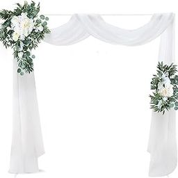 Balloon Decoration stand Rectangle Shape-White Color Made of Pvc Plastic pipe 140cms width and 190cms in height Birthday, Anniversary and All Party Celebration. (210 * 190 cms)-image-1