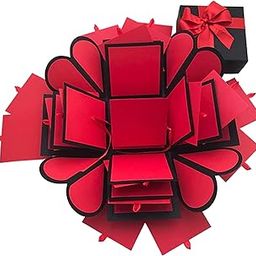 MIAMOREART Gifting For Love One Exploding Gift Box Love Box - Red, 1 Count-image-97