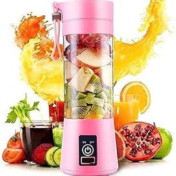 Garbify 6 Blade Portable Electric Mini USB Bottle Juicer Blender, Rechargeable Hand Juicer, Fruit Juice Maker Portable Blender For Smoothie And Juices(Multi Colour) (PACK OF 1)-24