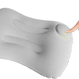 Brienstripe Comfort Ultralight Inflatable by Pressing Air Pillow - Compact, Ergonomic Pillow for Neck Head Lumbar Support for Travel, Camping, Home, Office.(Multicolor)-19