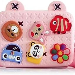 New Kids Cartoon Soft Silicone Handbag Crossbody Shoulder Purse Waterproof Anti Fall Stationery Storage Bag (Multi)-image-74