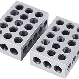 1-2-3 Blocks, 5 Matched Pair Parallel Blocks, 23 Holes 0.0002" Squareness Hardened Steel Setup Blocks Fit for Accuracy Grinding Layouts-picture-26