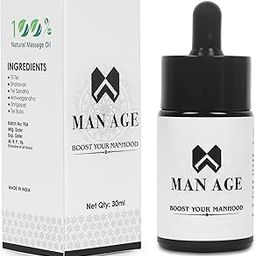 Man Age 100% Natural Massage Oil Boost Your ManHood (30ml)-image-8