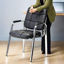 TARUN GRAMUDYOG Director Principal Manager Office Visitor Guest Sofa Steel Comfortable Chair Study Chair with arm Rest with Steel Frame, Cushion seat Back-picture-13