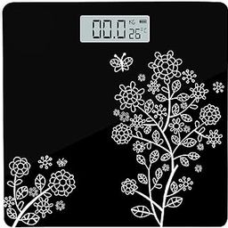 SHOPYSTAR WC134 Flora Digital Weight Scale for Body Weight - LCD Panel, Electronic Weighing Scale with Thick Tempered Glass, High Precision Sensors, Accurate Weight Machine (Multi-Design)-26