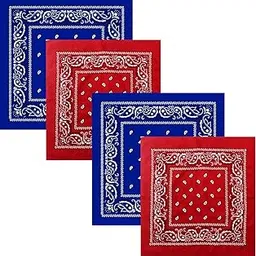 aadikart Bandanas for Men & Women - Paisley Bandana - Head Wrap, Scarf - Large 21x 21 inch-picture-44