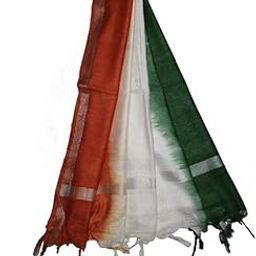 | Exclusive Tricolor (Tiranga) Flag Linen Cotton Blend Handloom Stole (Scarf) for Men-picture-18