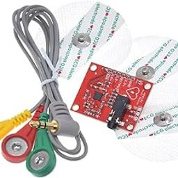 EMG Sensor Ecg module AD8232 ecg measurement pulse heart ecg monitoring sensor kit-7