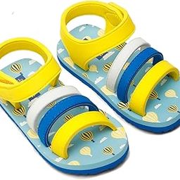 Premium Blossom Balloon Kids Sandals for Boys and Girls- Sky Blue (Unisex)-image-2