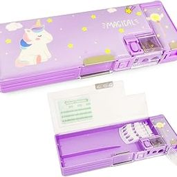 FunBlast Multifunctional Pencil Box For Kids, Unicorn Pencil Box, Kids Pencil Box For Girls, Magnetic Pencil Box For Girls, Pop Up Pencil Box, Unicorn Return Gifts For Kids - Plastic, Multicolor-image-13