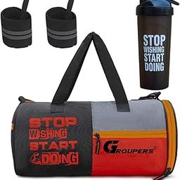 SWSD Duffel Bag l Gym Bags lWrist Band Support l Gym Shaker Bottle-700 ML (Black)-image-46