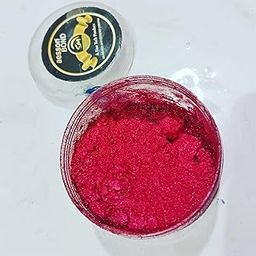 aesson BOND Mica Powder: Mica Pigment Powder for Epoxy Resin,Soap Making,Lip Gloss Pigment,Nail Art,Candle Making Slime Dye (Rose red Pearl)-image-84