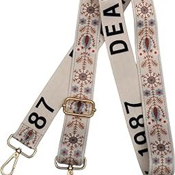 Styzere Adjustable Purse Strap Replacement for Women, 1.5" Wide Crossbody Shoulder Bag Strap, Boho Handbag (Design C)-image-28