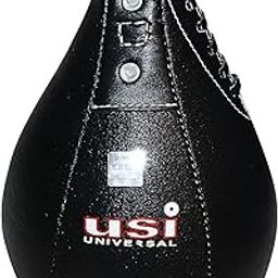 Usi Universal The Unbeatable Speed Ball, 622S Economy Boxing Speed Bag, Leather Hanging Punching Ball With Hand Sewn Leather Construction, 6 Panels Hand Stitched, Height 30cm-image-91