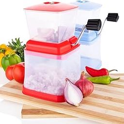 PUNO Plastic Onion, Chilly, Mirchi, Dry Fruit Nuts & Vegetable Chopper Cutter with Stainless Steel Blade-image-1